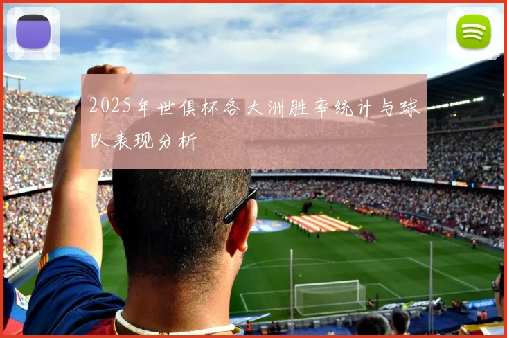 2025年世俱杯各大洲胜率统计与球队表现分析